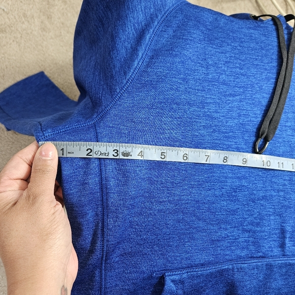 Adidas Royal Blue Pullover Hoodie Unisex - Picture 9 of 12